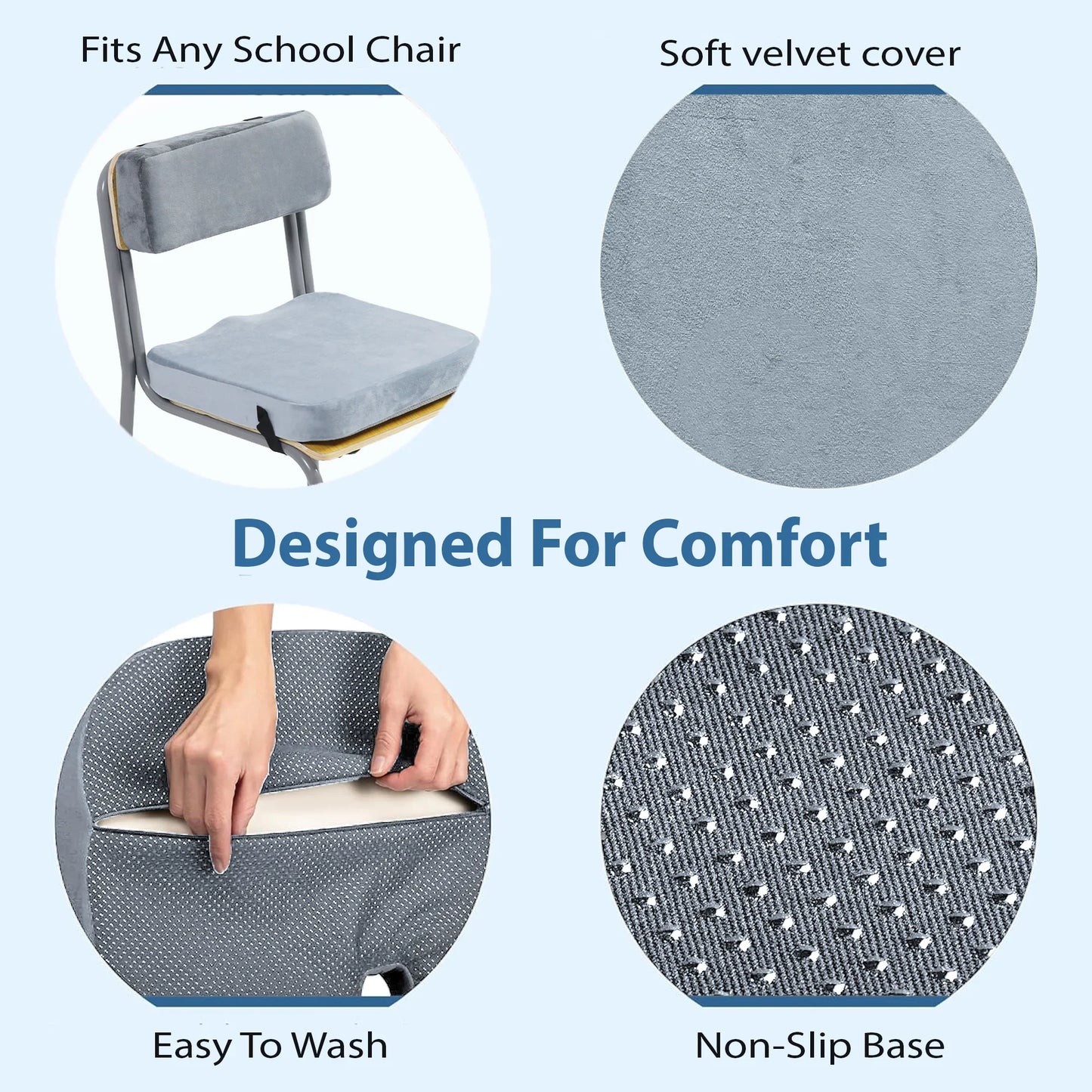 Memory Foam, School Seat Cushion - Comfi House - Bahrain