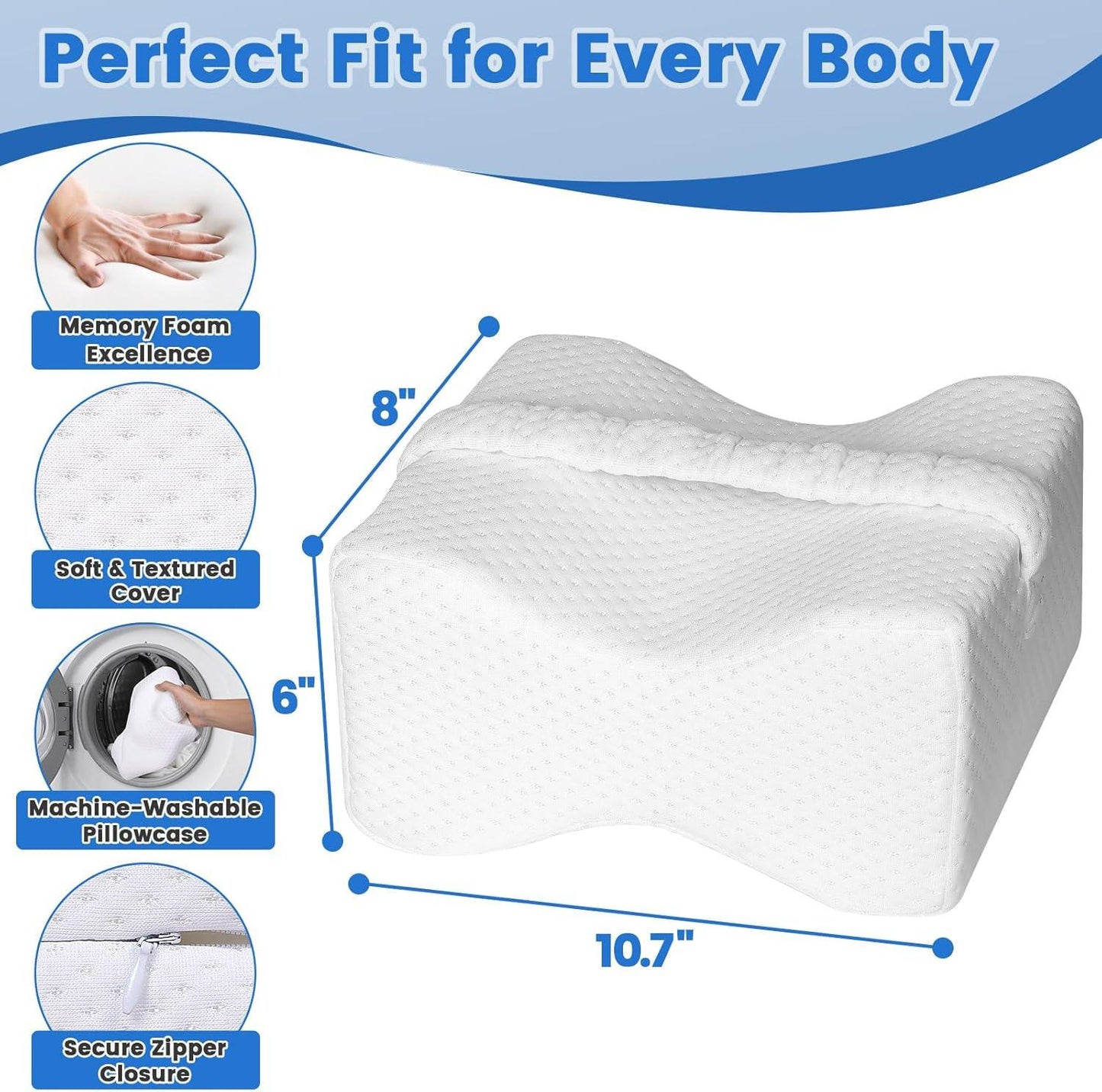 Memory Foam, Side Sleepers Knees and Thighs Pillow - Comfi House - Bahrain