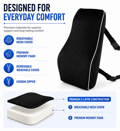 Memory Foam Back Support