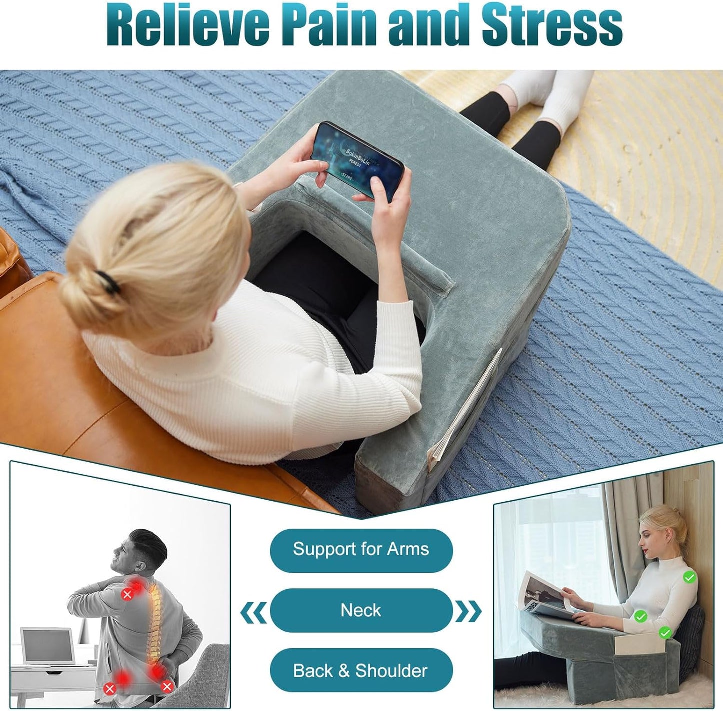 Computer Desk Pillow - Comfi House - Bahrain