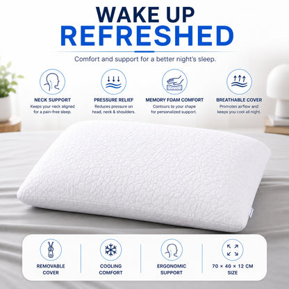 Memory Foam, Cooling Gel Pillow - Comfi House - Bahrain
