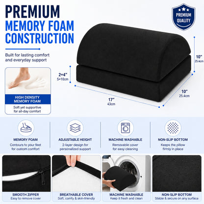 Memory Foam, Foot Rest Cushion