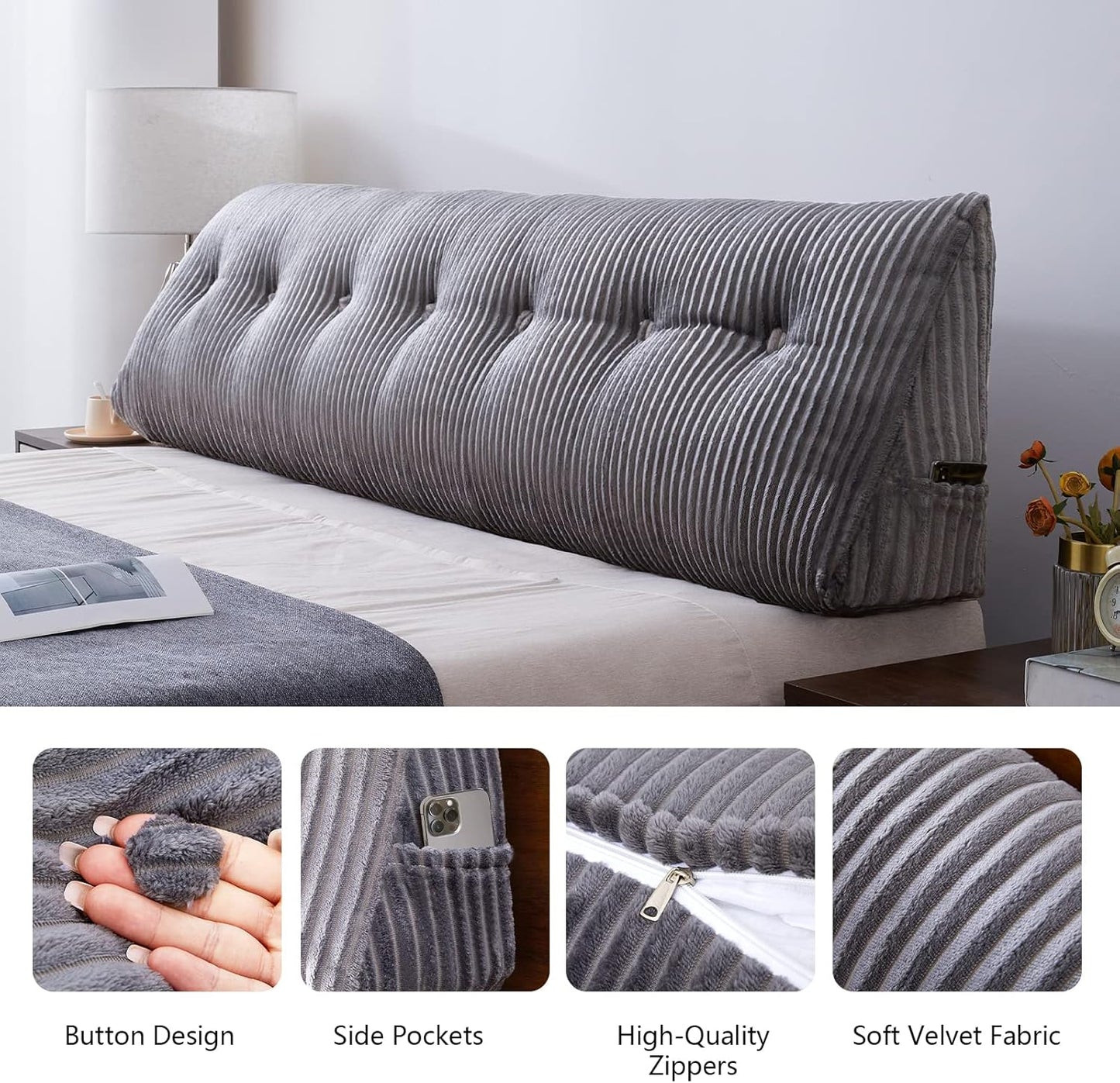Headboard Support Pillow - Bed & Sofa - Comfi House - Bahrain
