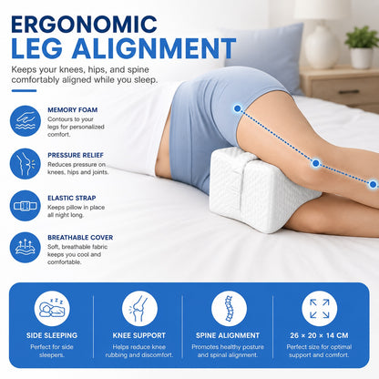 Memory Foam, Side Sleepers Knees and Thighs Pillow - Comfi House - Bahrain