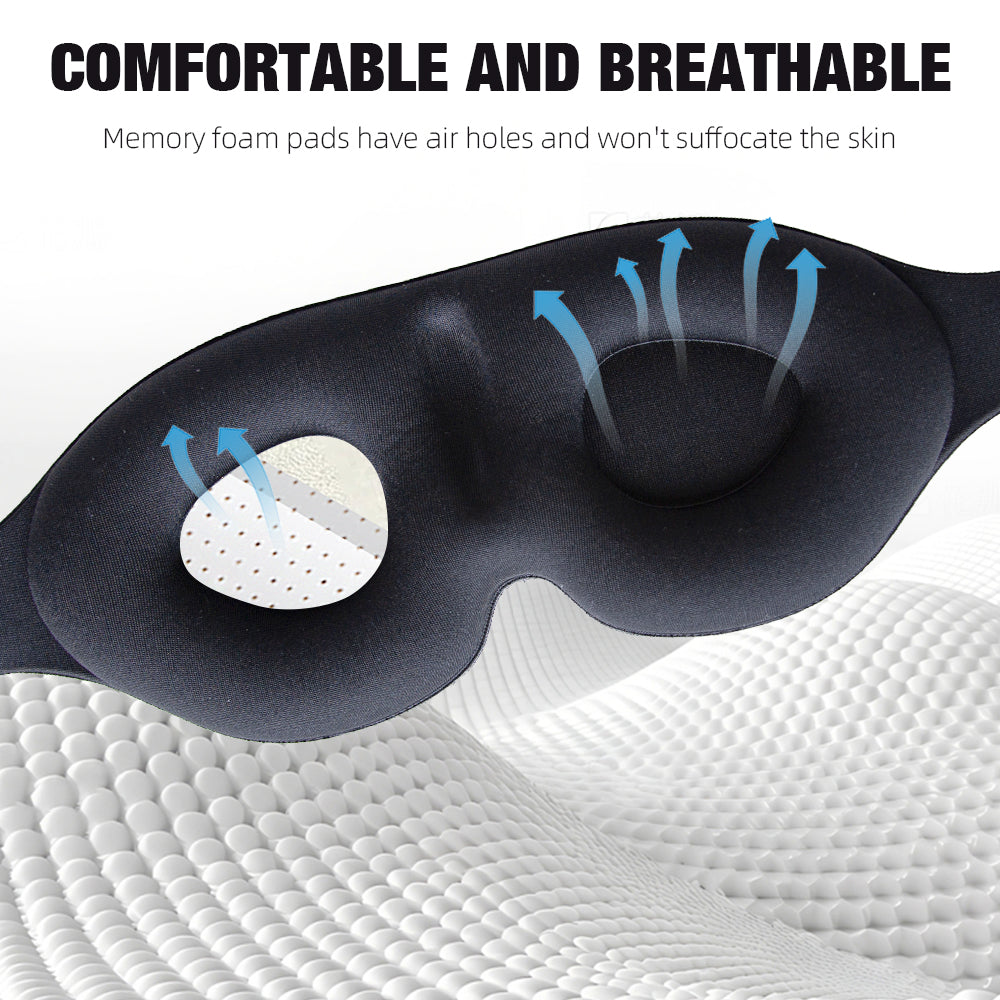 Memory Foam 3D Eye Mask - Comfi House - Bahrain