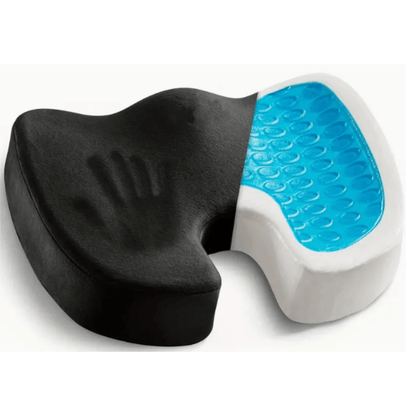 Buy Memory Foam Car/Office Seat Cushion With Cooling Gel - Bahrain