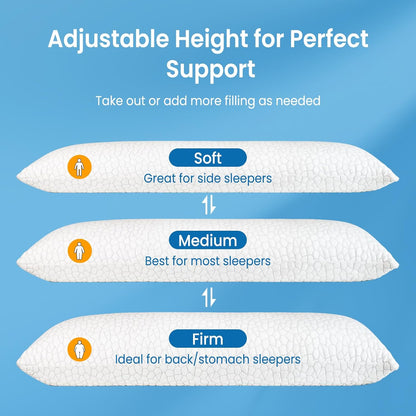 Memory Foam, Long Body Support Pillow - Comfi House - Bahrain