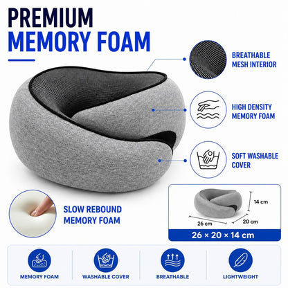 Memory Foam, Neck & Travel Pillow