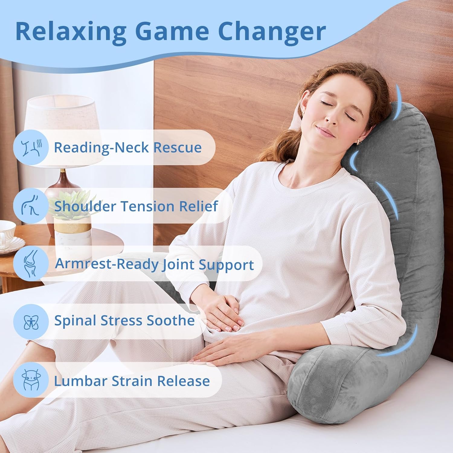 Reading and Relaxing Pillow - Bed & Sofa - Comfi House - Bahrain