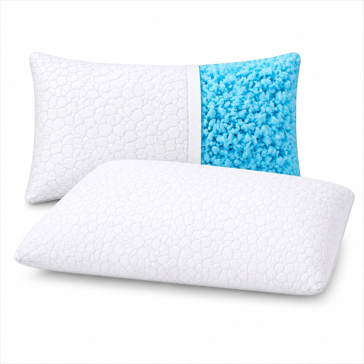 Memory Foam, Shredded Pillow with Gel - Comfi House - Bahrain
