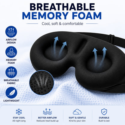 Memory Foam 3D Eye Mask - Comfi House - Bahrain