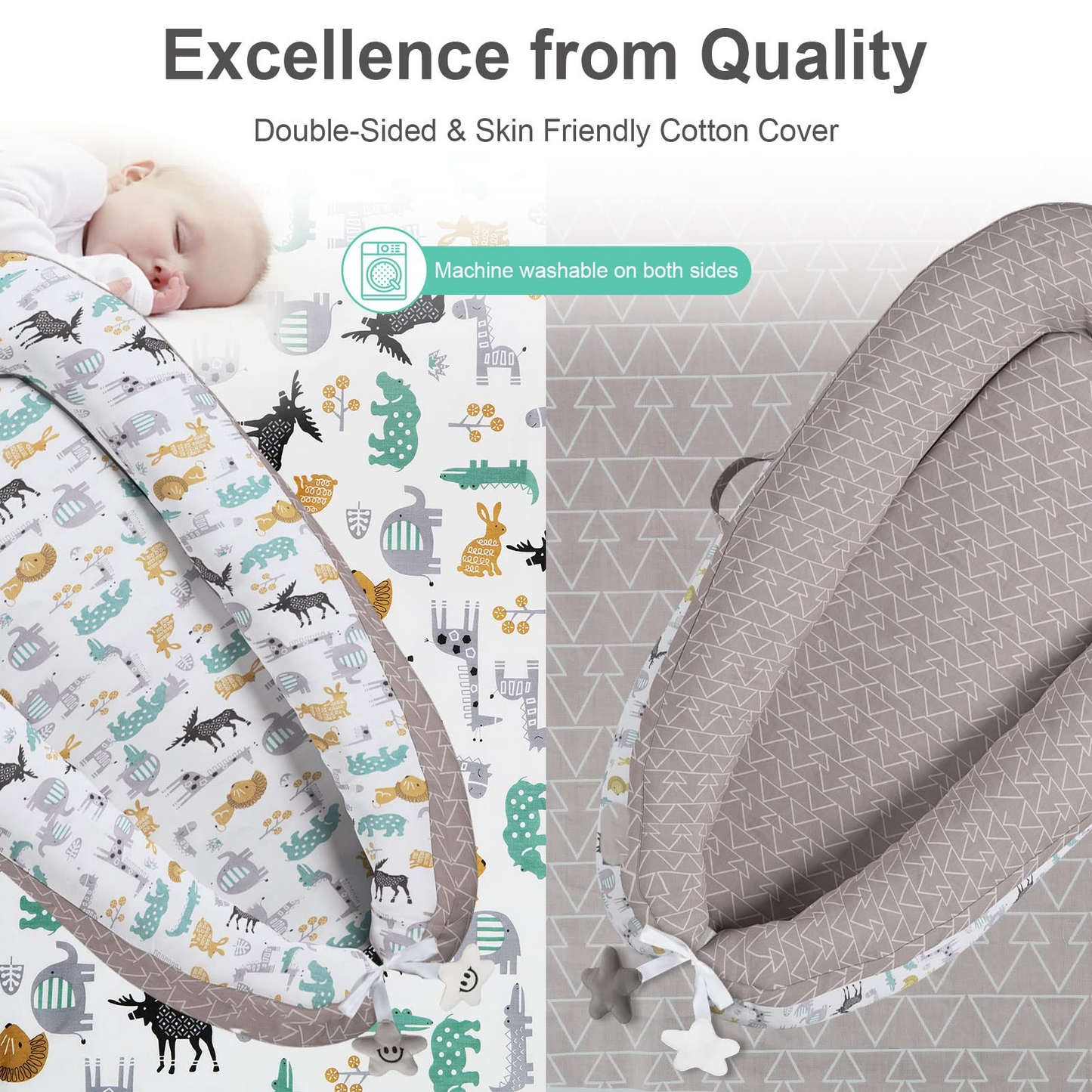 Baby Nest/Lounger for Newborn 0-24 Months - Comfi House - Bahrain