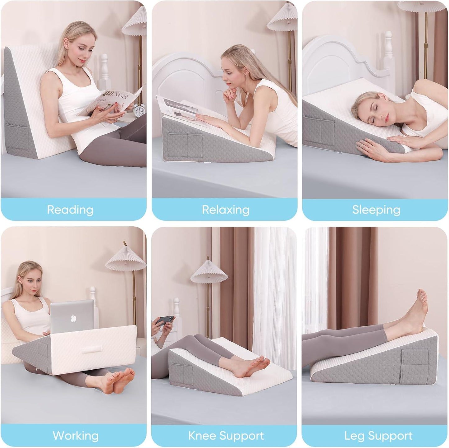 Memory Foam, Acid Reflux Multi-use Wedge Pillow - Comfi House - Bahrain