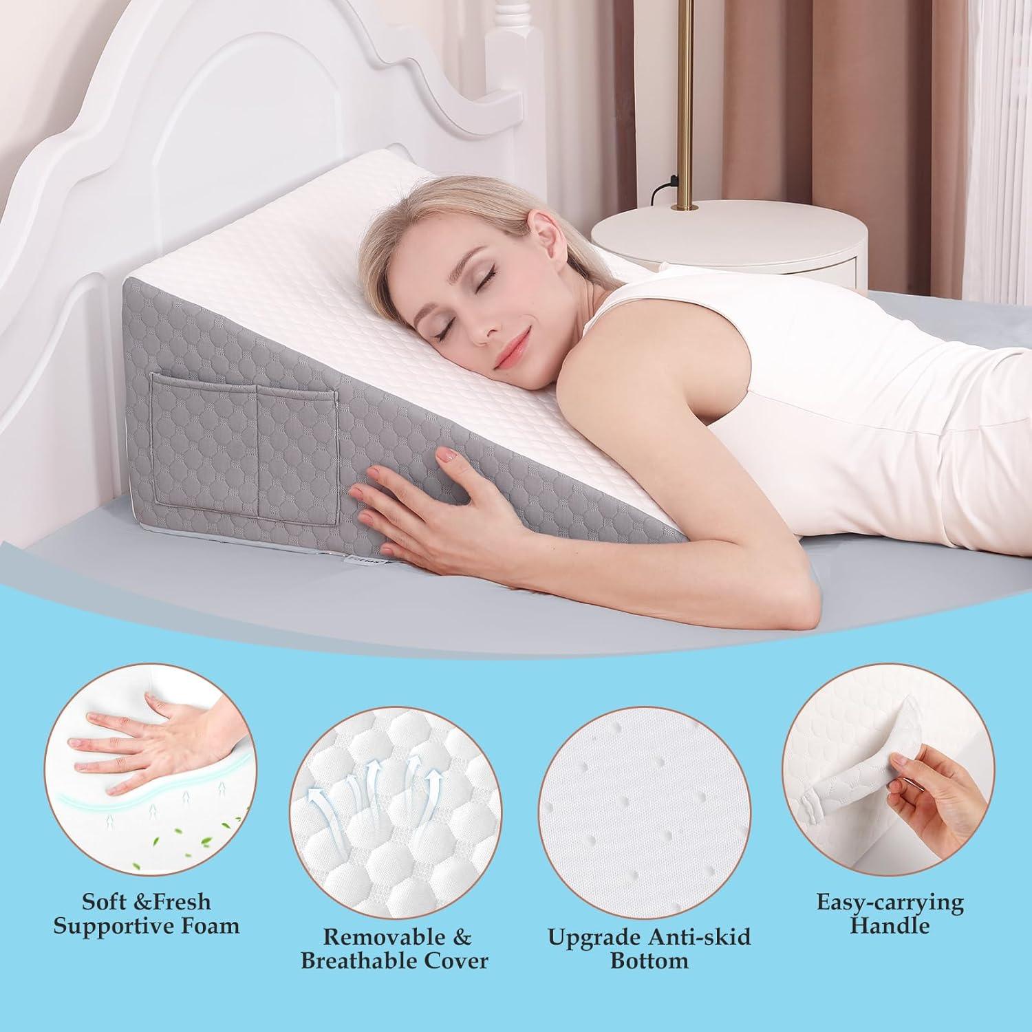 Memory Foam, Acid Reflux Multi-use Wedge Pillow - Comfi House - Bahrain
