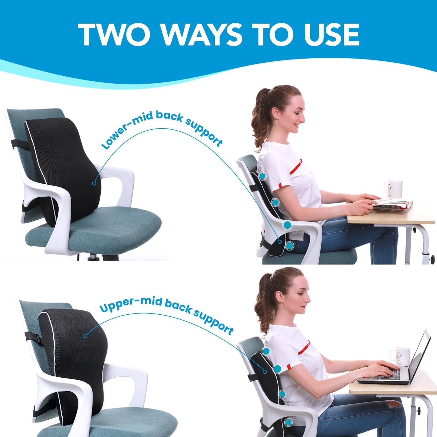 Memory Foam, Lumbar & Back Support - Comfi House - Bahrain