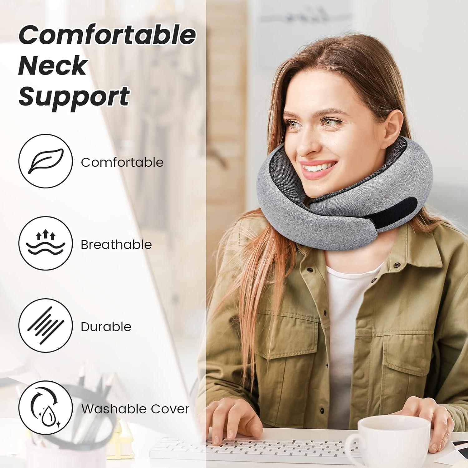 Memory Foam, Neck & Travel Pillow - Comfi House - Bahrain