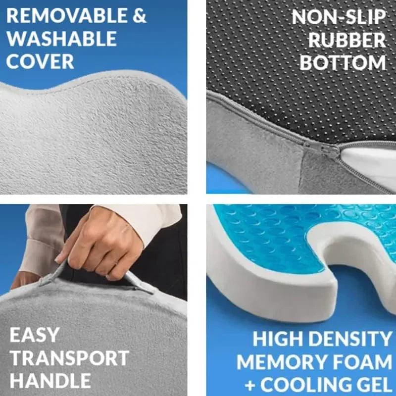Memory Foam, Seat Cushion with cooling Gel - Comfi House - Bahrain