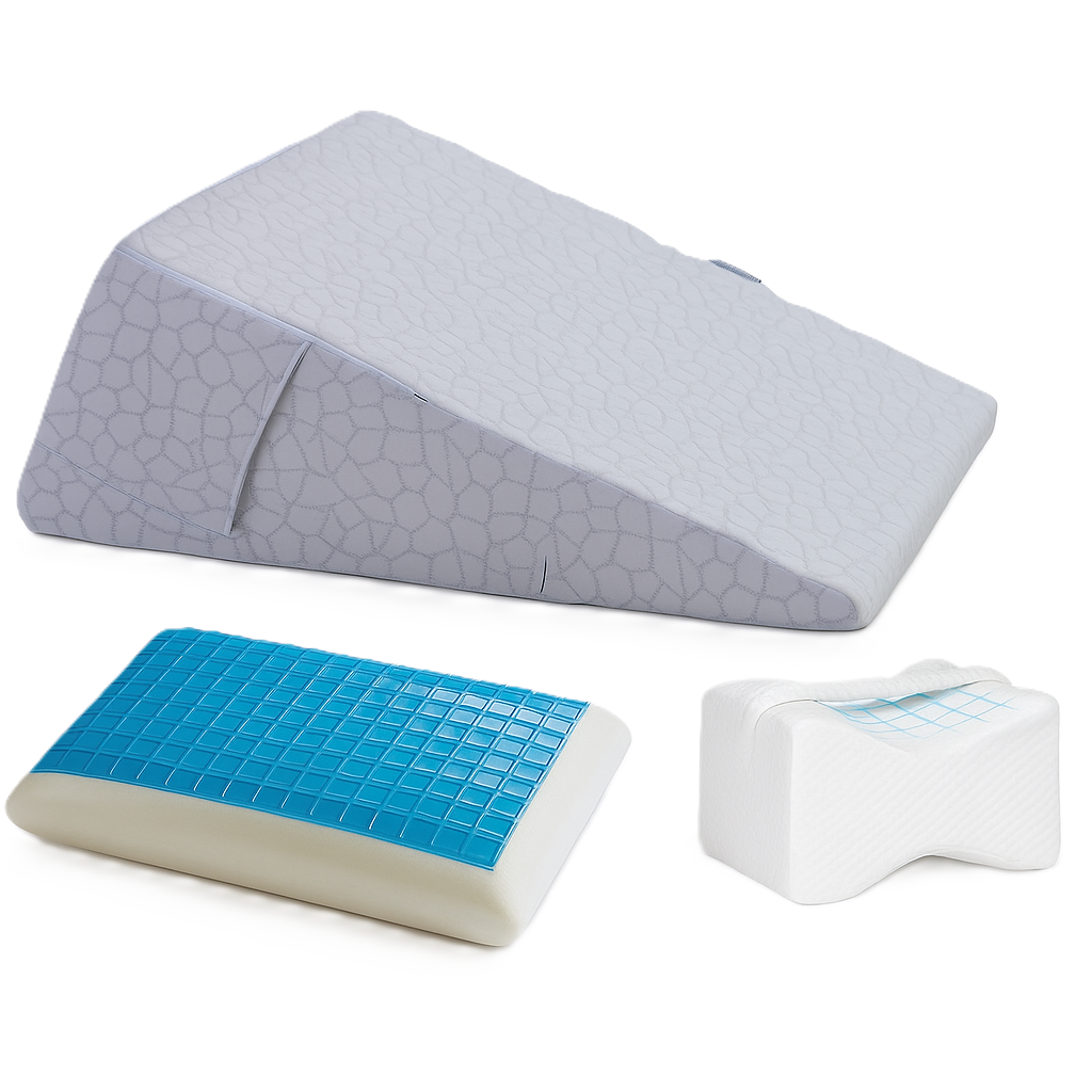 Sleep & Relaxation (sleeping pillow, wedge pillow & knee pillow) - Comfi House - Bahrain